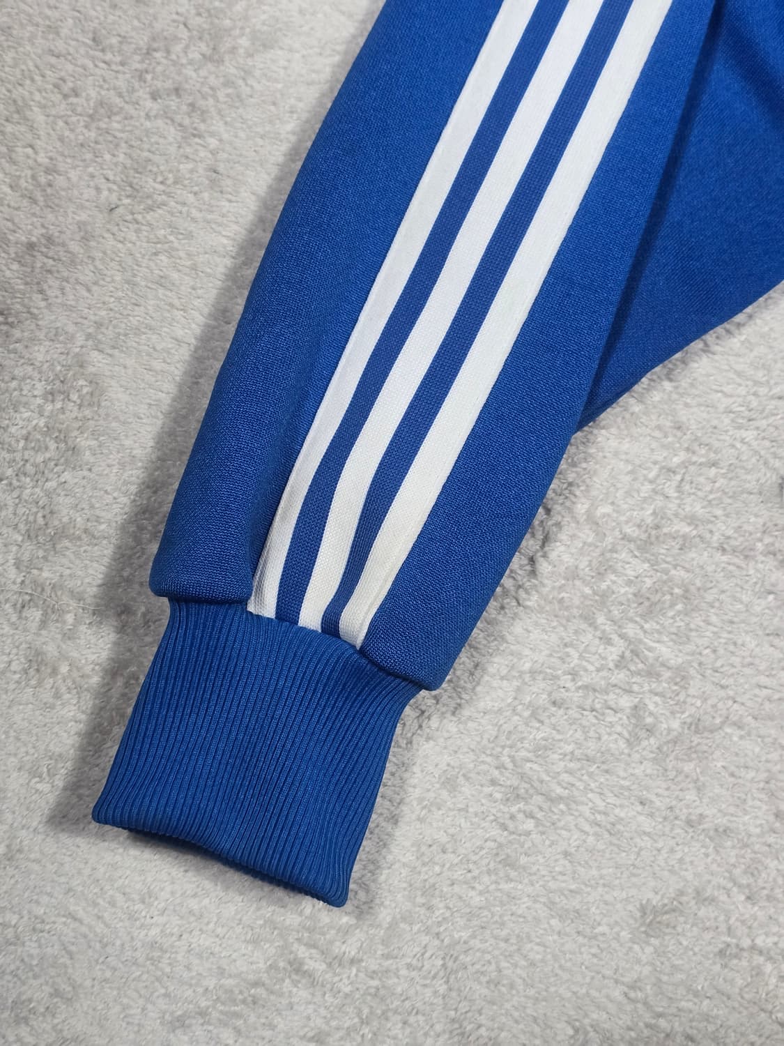 80s 아디다스 서독 저지 블루 파이어버드 상품이미지5