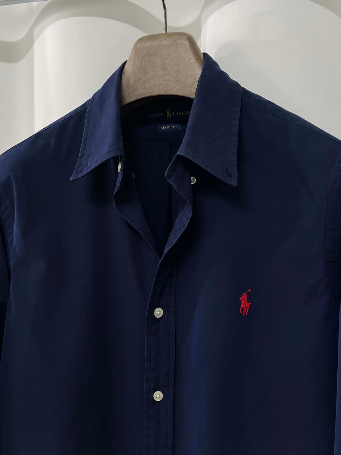 폴로 랄프로렌 로얄 네이비 버튼다운 셔츠 상품이미지5