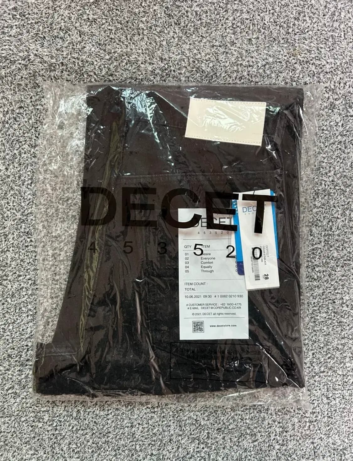 [새상품] 데케트 미드 라이즈 진 STNBlack 28size 상품이미지5