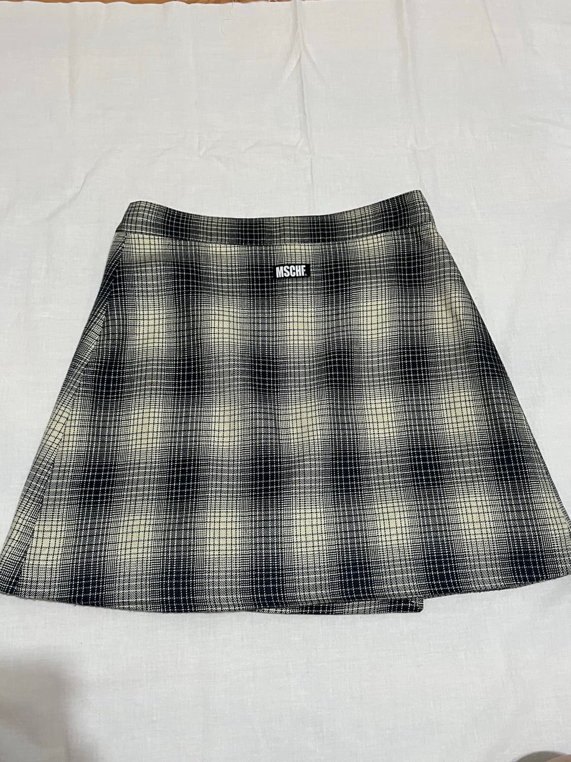 미스치프 타탄체크 랩스커트 s 상품이미지3