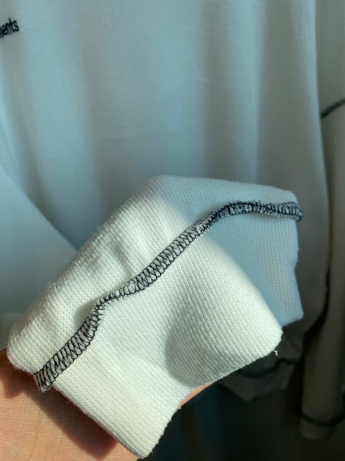 DAZY 화이트 오버핏 티셔츠(F) 상품이미지7