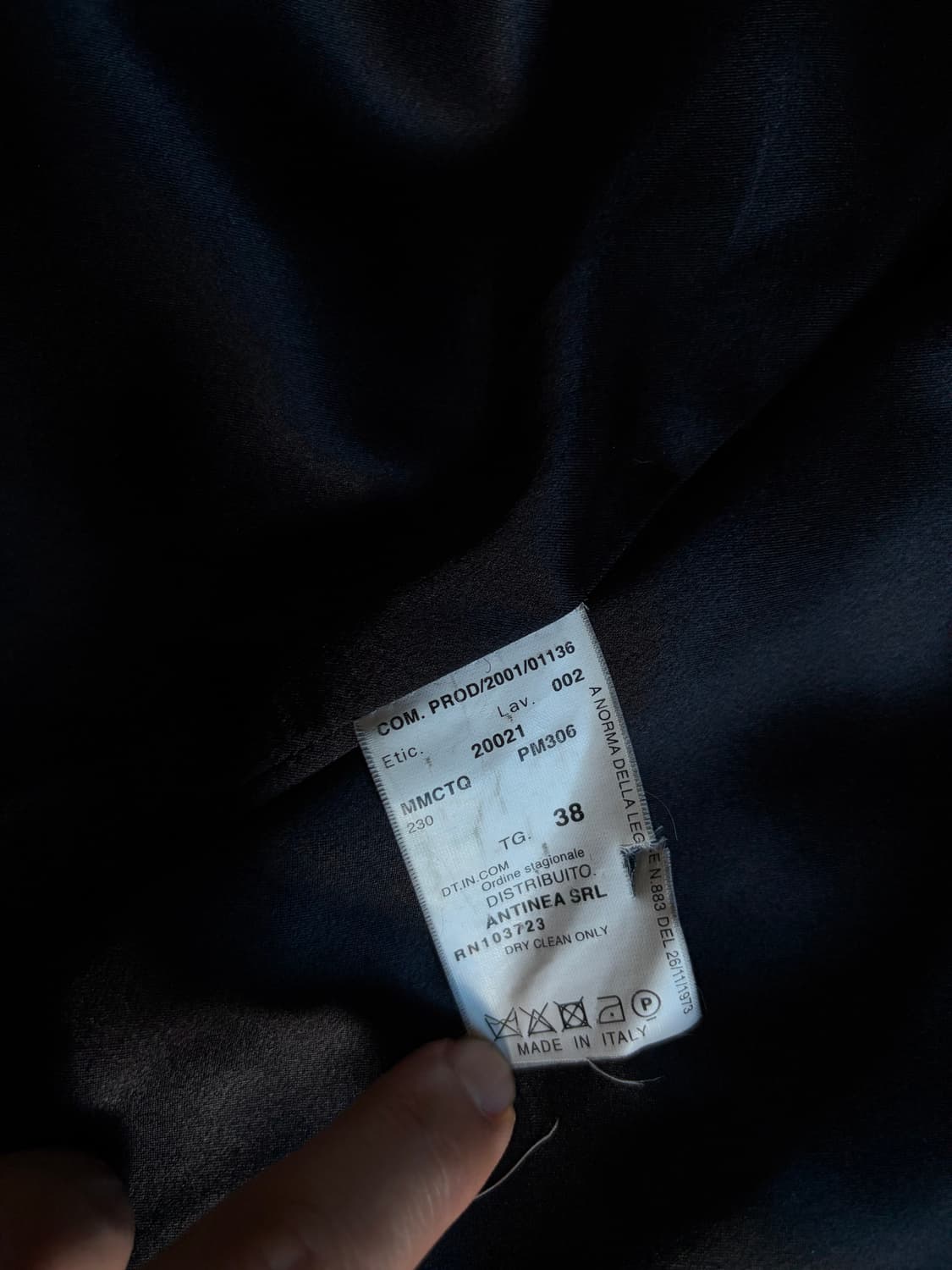 조르지오 아르마니 2001 후드 코트 상품이미지3