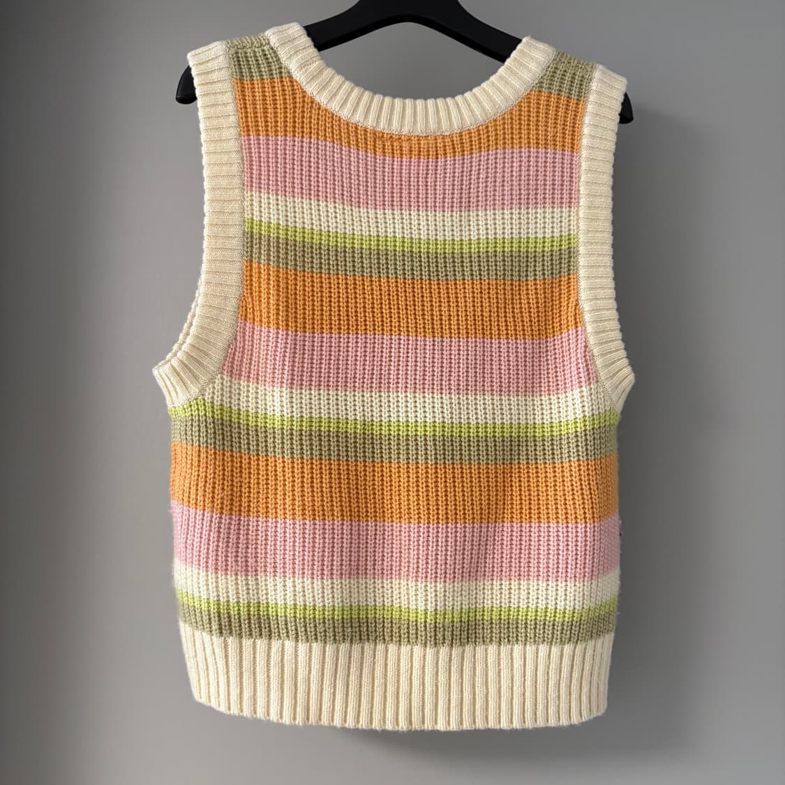 MONKI stripe knit vest S 상품이미지2