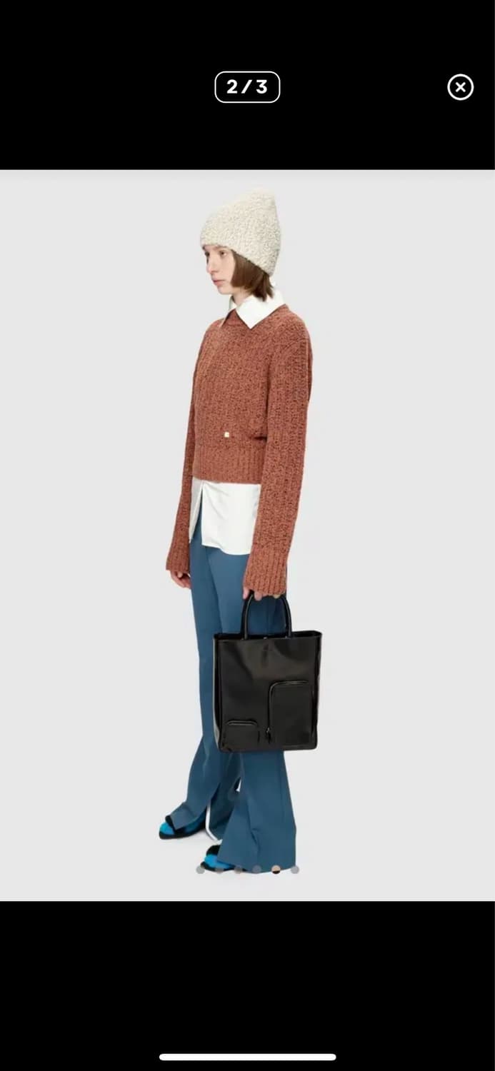 (가방정리) 로우 클래식 뉴 포켓 토트백 새상품 상품이미지2