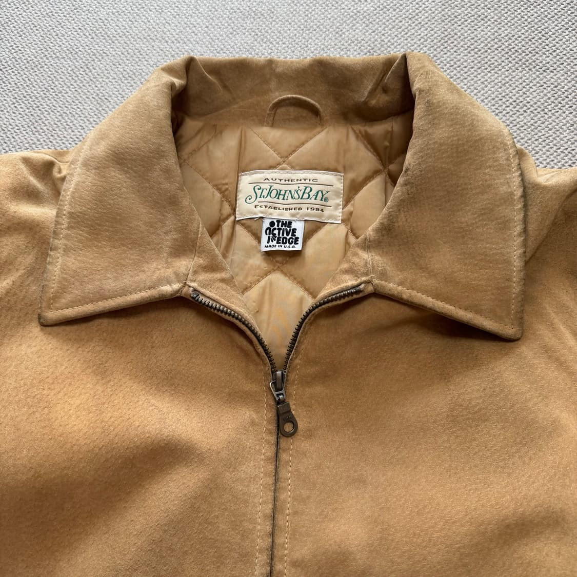 세인트존스베이 스웨이드 카라 바시티 자켓 상품이미지2