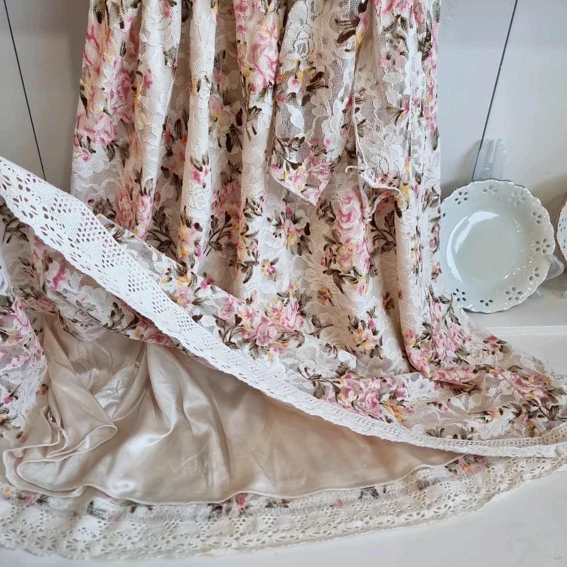 리즈리사 LIZLISA플로럴 레이스 원피스 상품이미지4