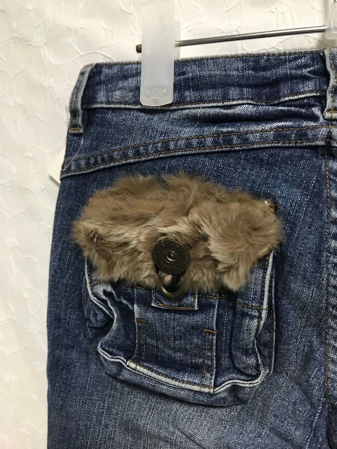 택포•빈티지 d.i.a 다이아 퍼 포켓 지퍼 데님 스키니진 팬츠 상품이미지7