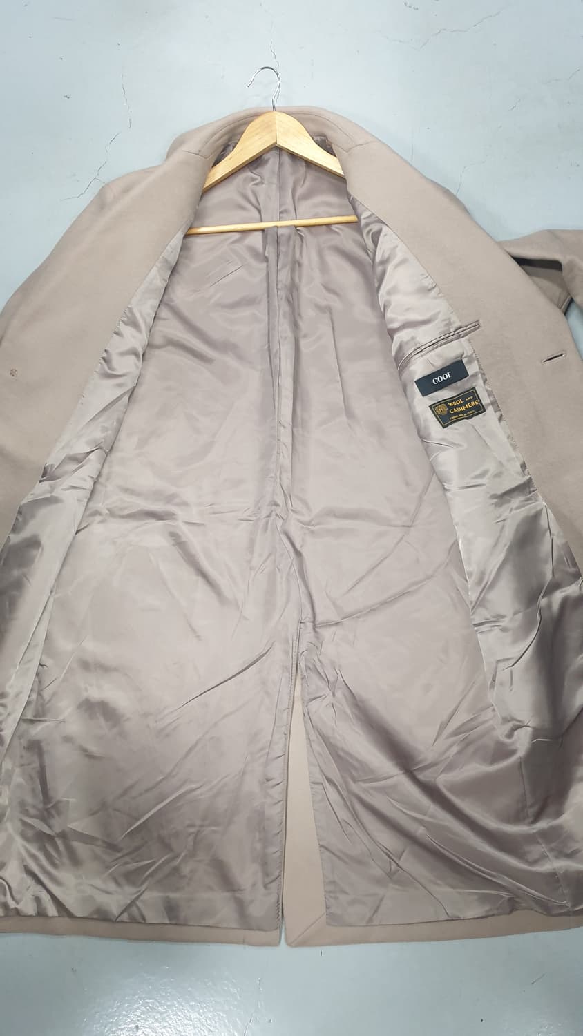 쿠어 베이지색롱코트 상품이미지2