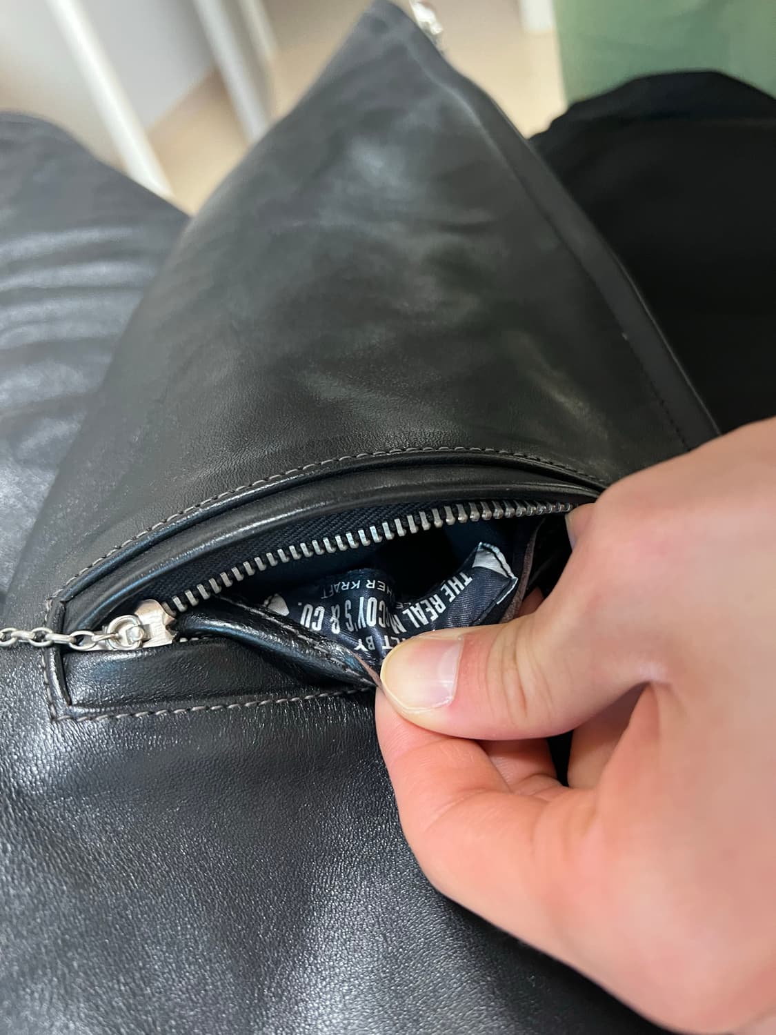 리얼맥코이 Buco 부코 j-100 가죽 레더 자켓 38 뉴핏 신핏 상품이미지5