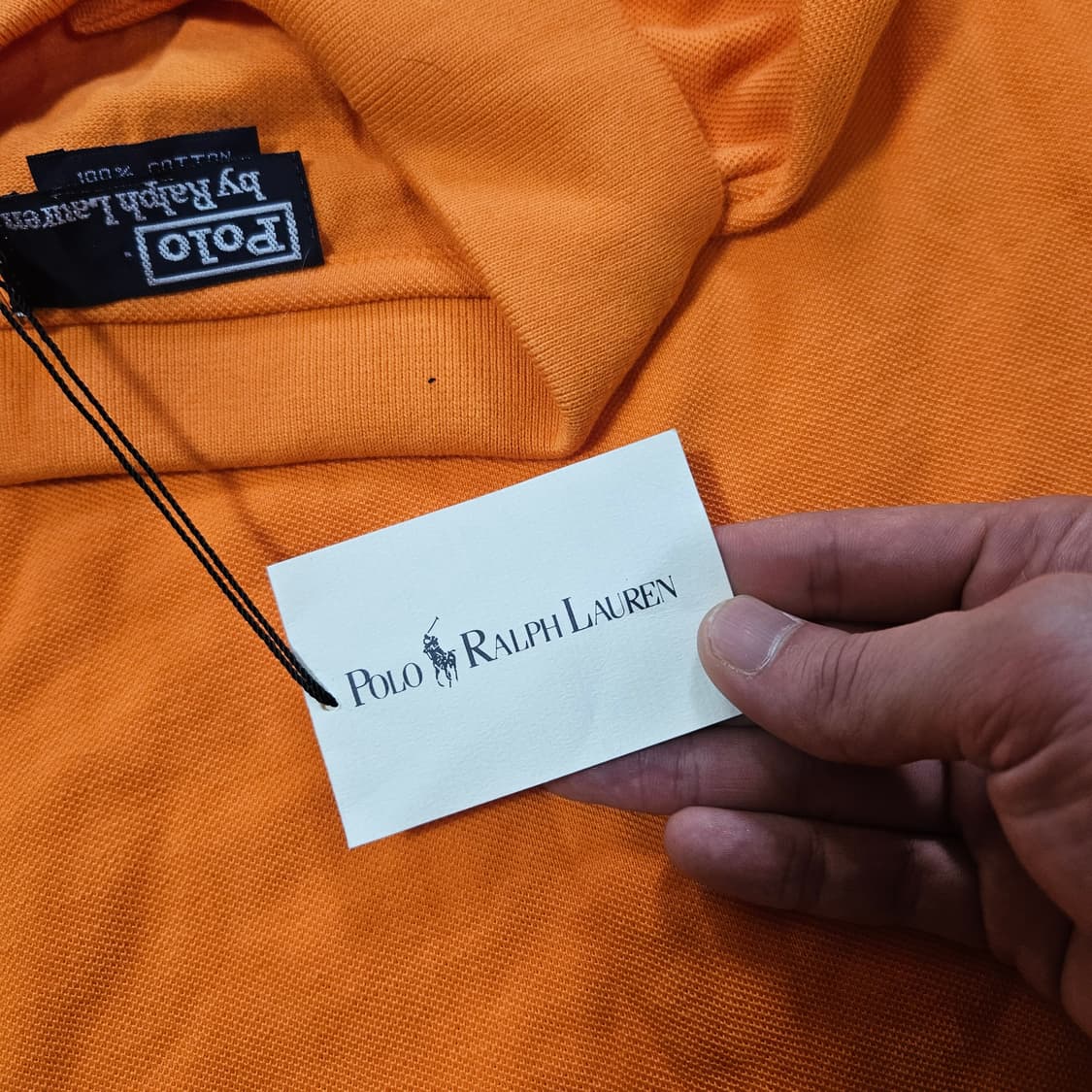 (미사용)폴로랄프로렌 오렌지 카라넥 티셔츠 상품이미지6