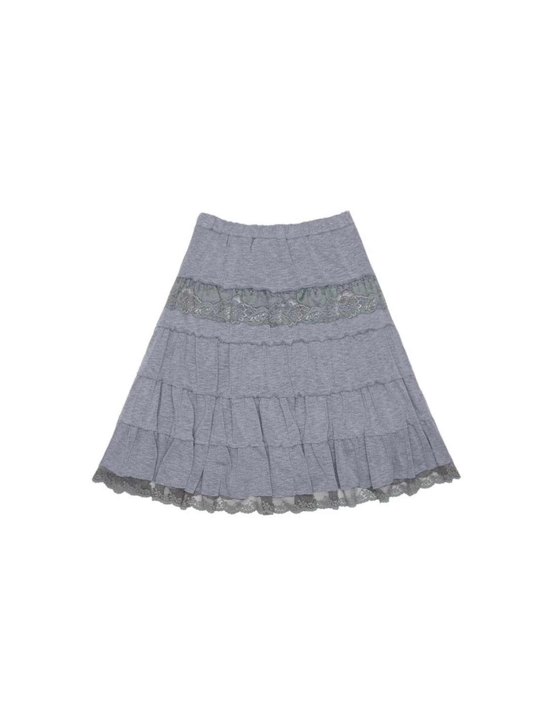 Colocynth Tale Midi Skirt Melange 상품이미지2