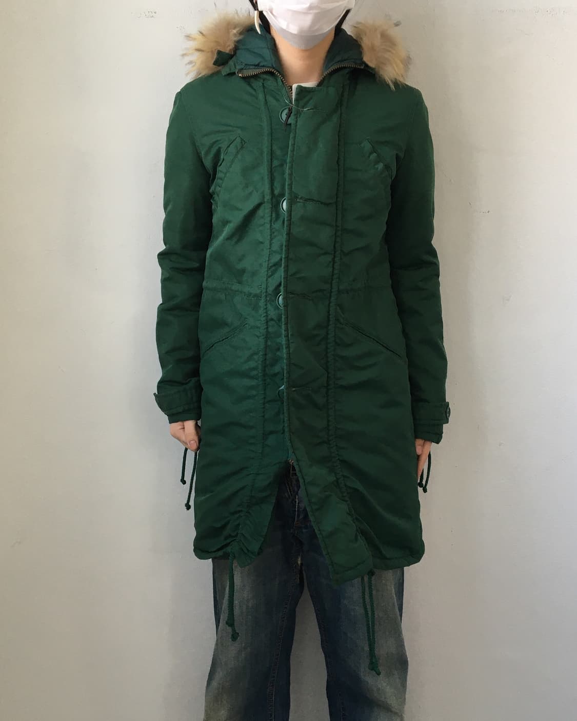 Fake fur hood jacket 상품이미지6