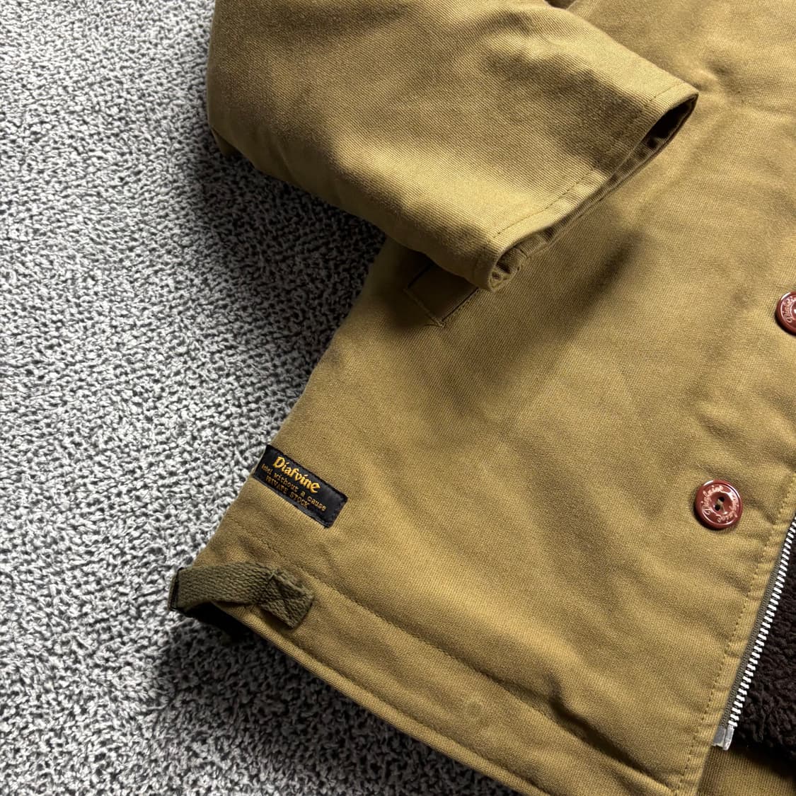 Diafvine N1 자수 양털 자켓 상품이미지2