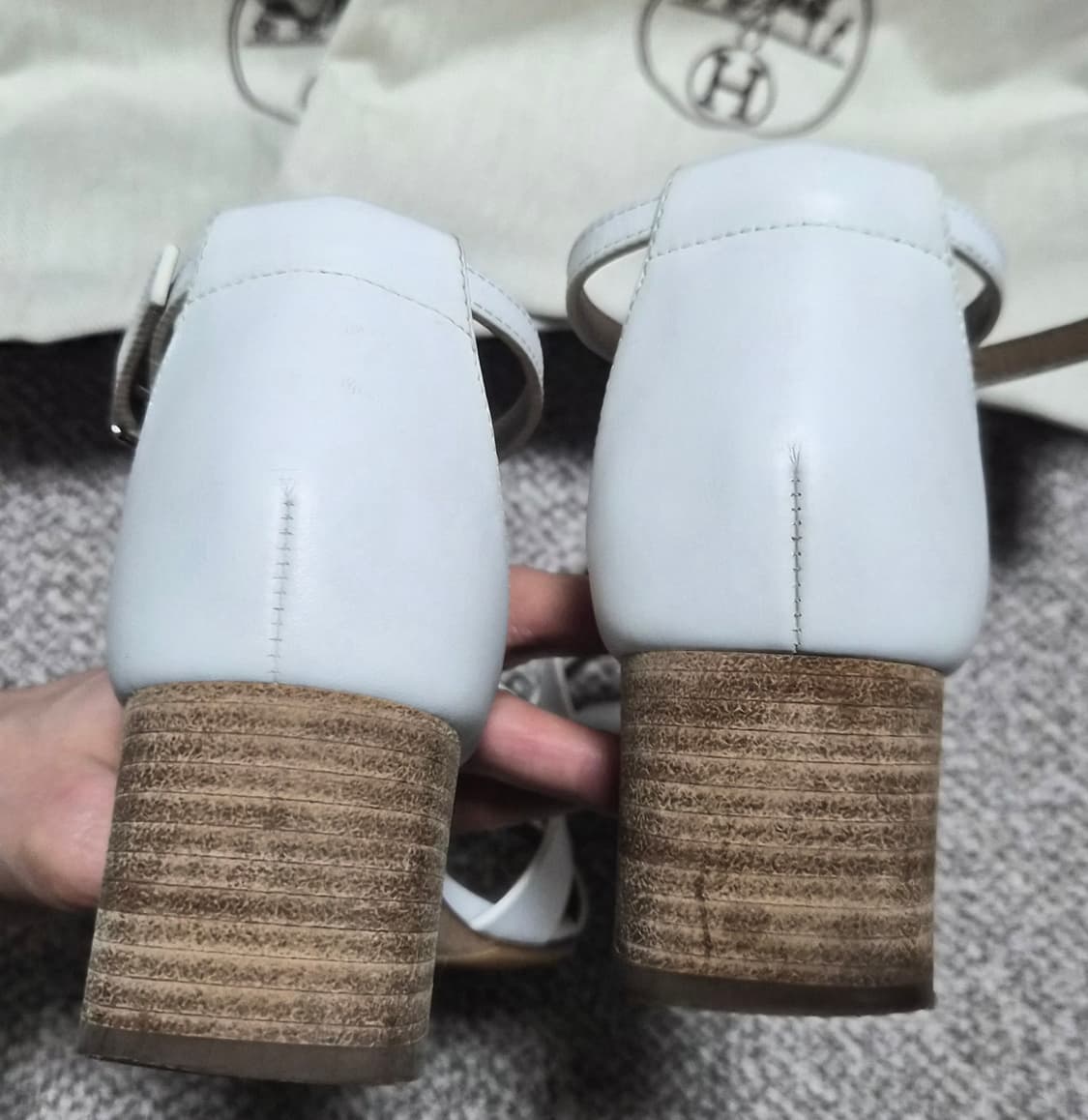 [HERMES] 에르메스 엔센스 화이트 (Full Set / 비브람) 상품이미지7