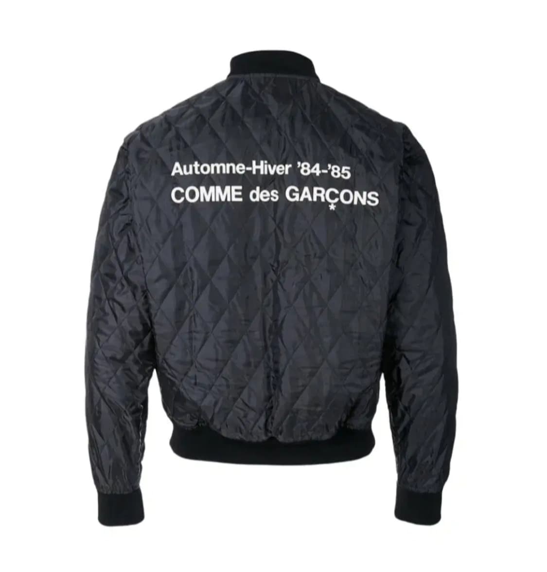 CDG 퀼티드 '84-85 스태프 블루종 블랙 상품이미지1