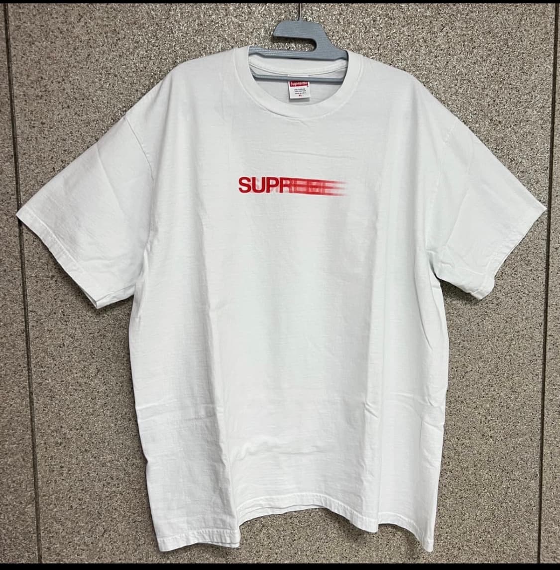 20SS 슈프림 모션로고 티셔츠 화이트 상품이미지5
