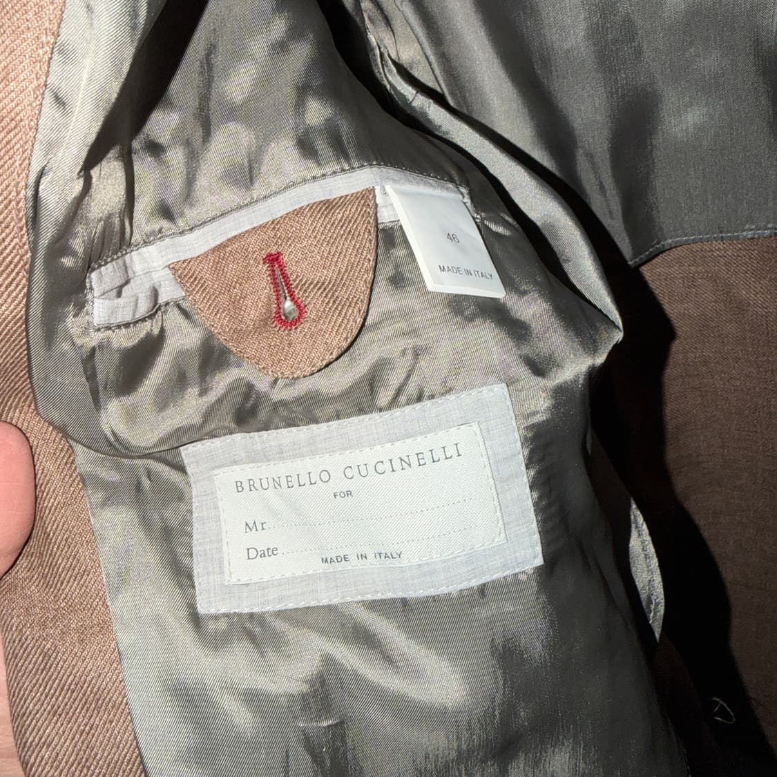 브루넬로 쿠치넬리 린넨 견장 셔츠 자켓 46 (95) 상품이미지7