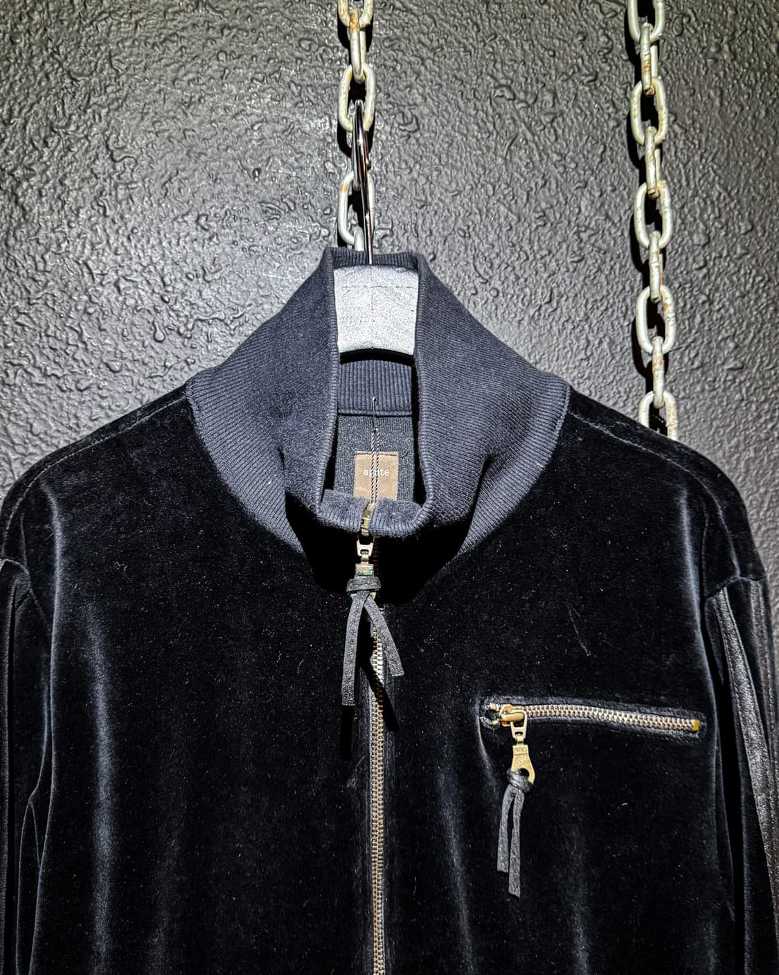 Black velvet Track Jersey 상품이미지2