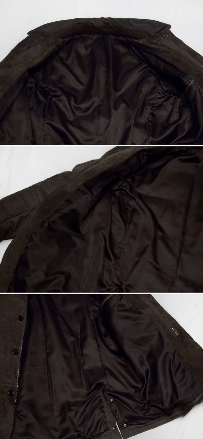 프랑코 페라로 이태리 양가죽 누벅레더 패딩 자켓 (100) 상품이미지6