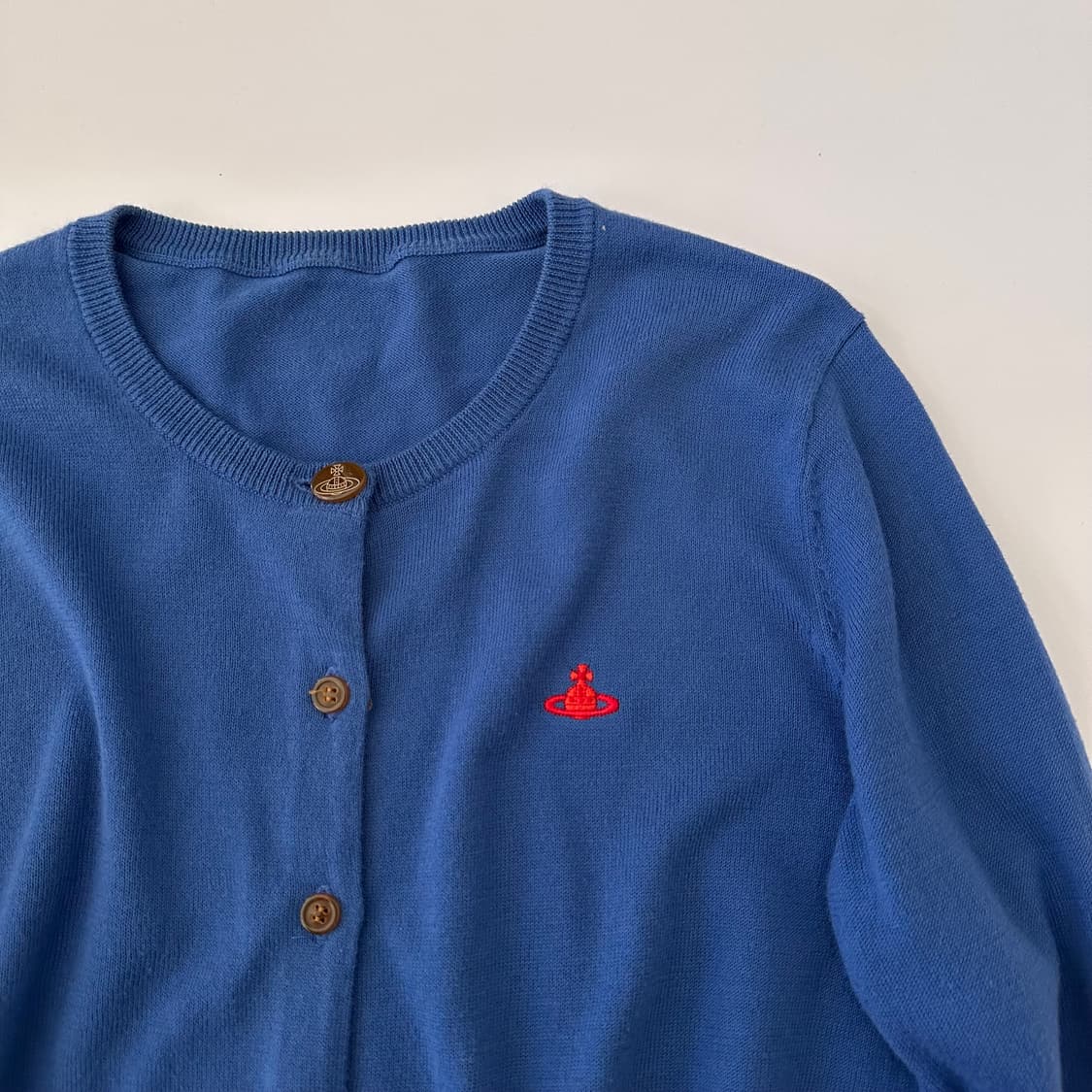 비비안웨스트우드 레드라벨 orb로고 가디건 상품이미지2