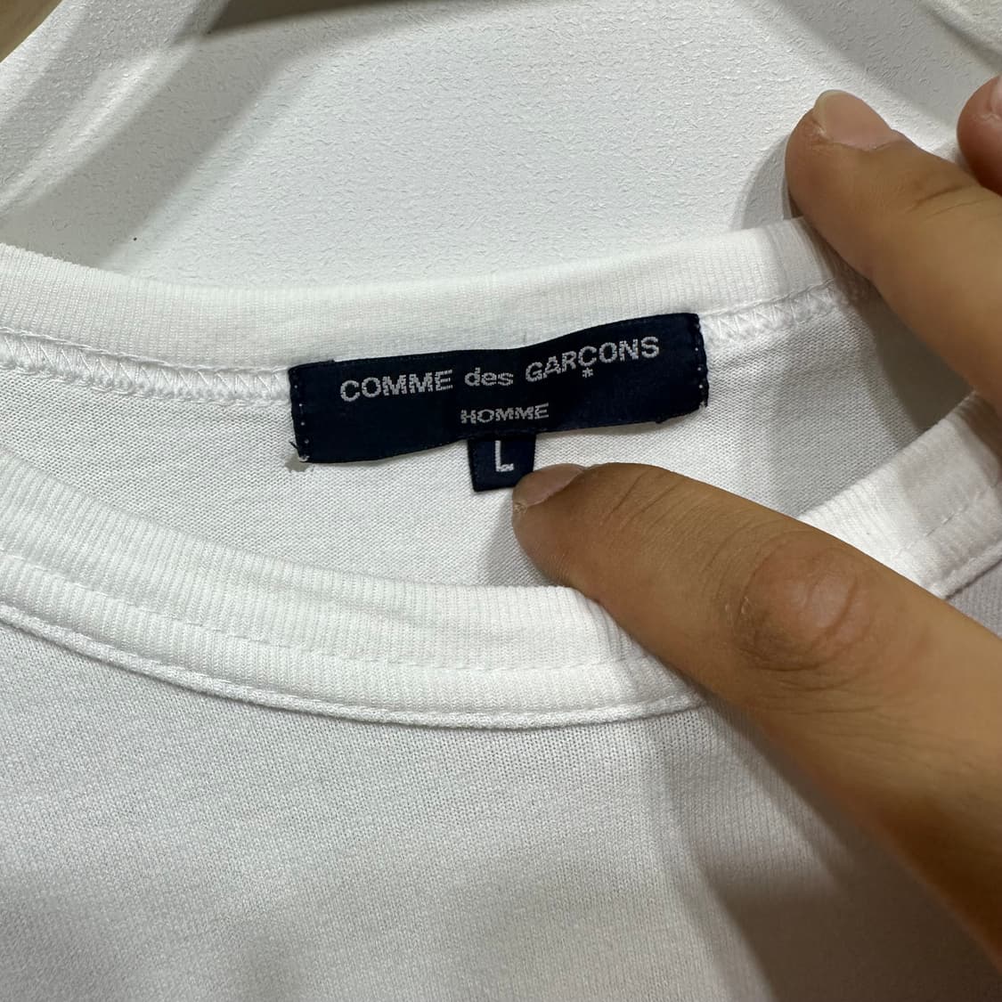 꼼데가르송 CdGH 프린트 반팔 티셔츠 판매합니다 상품이미지5