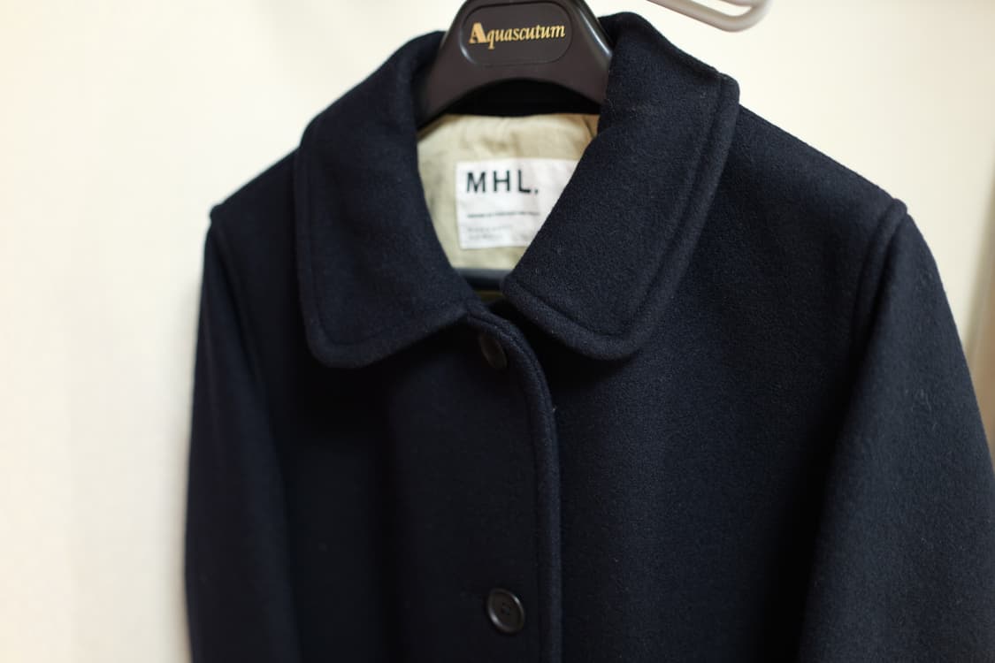 MHL 마가렛호웰 블랙 코트 사이즈 ii 상품이미지7