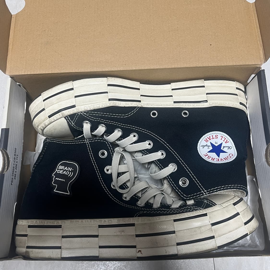 컨버스 x 브레인 데드 척 70 하이 블랙 260 상품이미지4