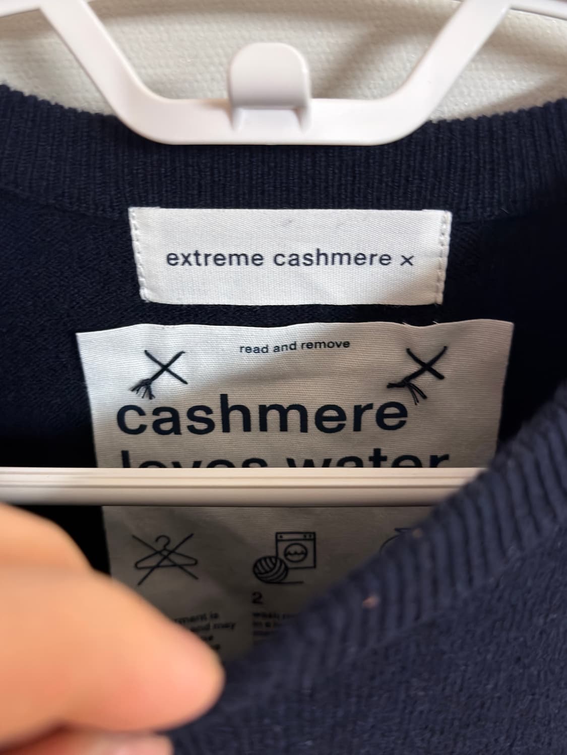 익스트림 캐시미어 반팔 니트 상품이미지3