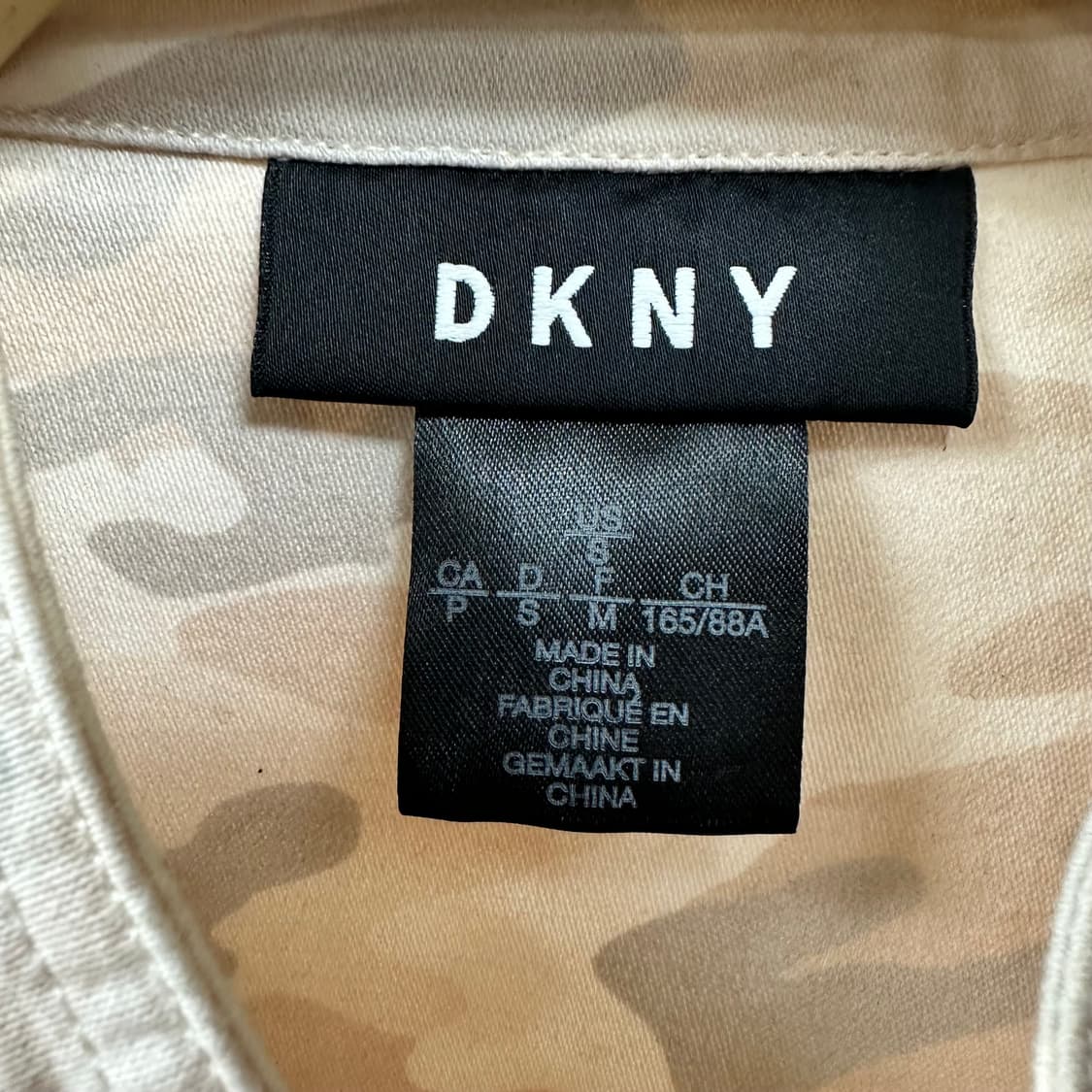 DKNY 디케이엔와이 카모 견장 면자켓 S사이즈 J11 상품이미지5