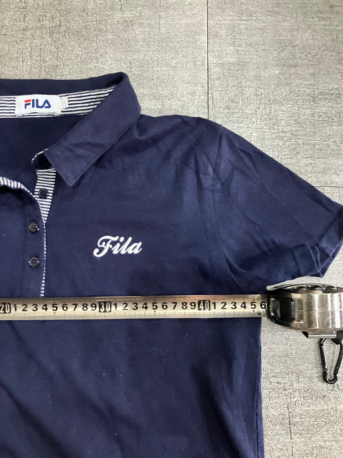 Fila 휠라 가슴로고 반팔카라티셔츠 상품이미지2