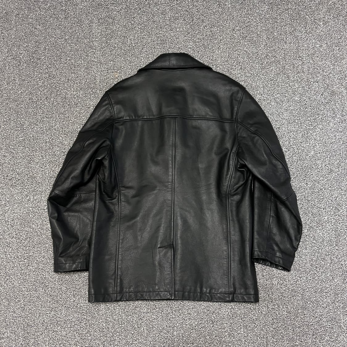 90s 갭 가죽 피코트 상품이미지2