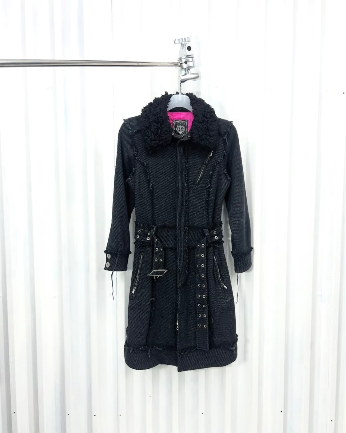 Algonquins cut-off belt coat 상품이미지6