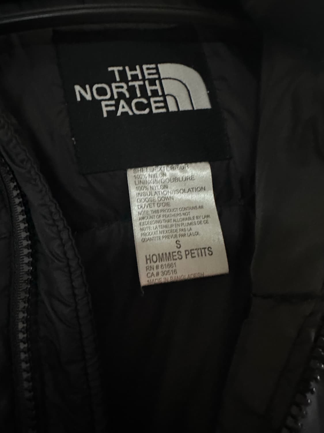 노스페이스 700 패딩 눕시 블랙 센터 로고 상품이미지5
