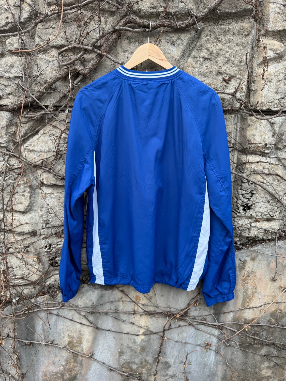 스포텍 빈티지 자수 스포츠 웜업 져지 바람막이 m 상품이미지2