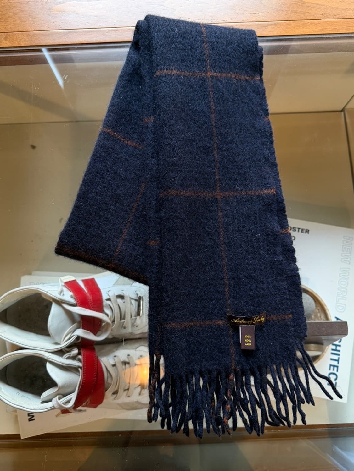 앤드류 레슬리 램스울 머플러 상품이미지1