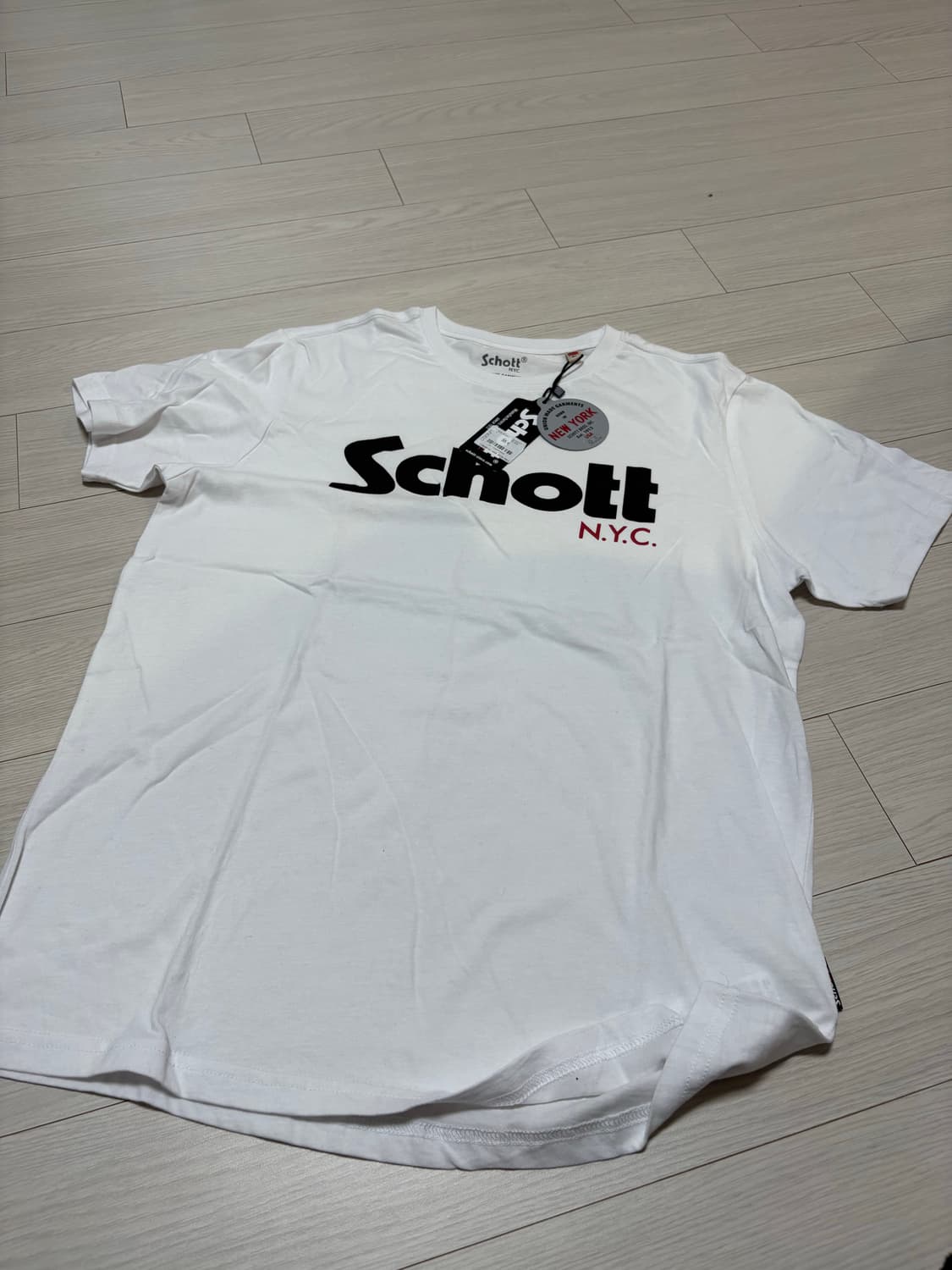 schott nyc 쇼트 로고 티셔츠 상품이미지1