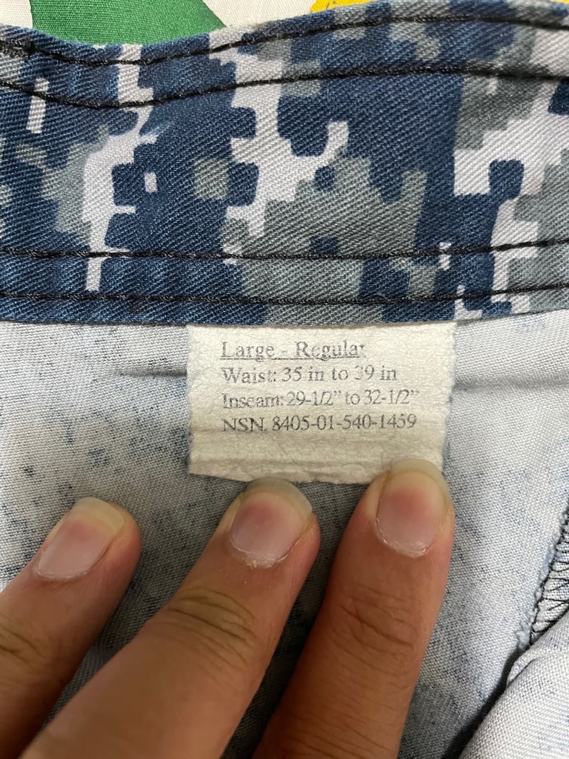 미해군 NWU 팬츠(LR) 상품이미지3