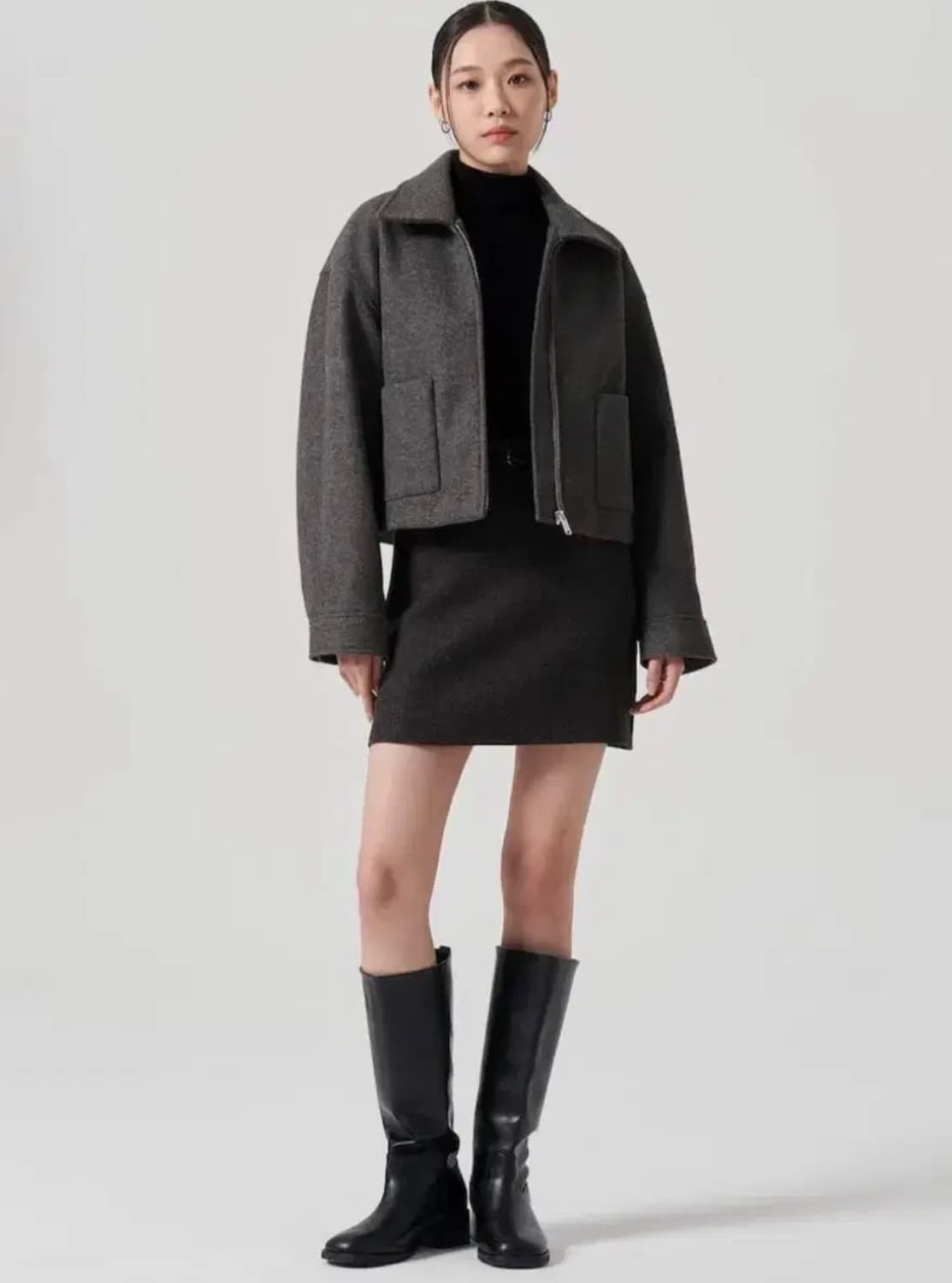 (새상품)  에잇세컨즈 울라이크 미니 스커트 겨울 치마 상품이미지2