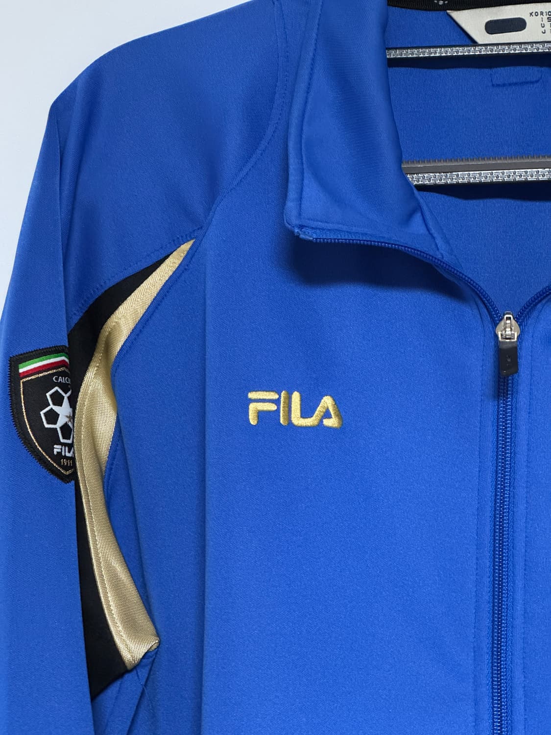 휠라 파란색 집업 자켓 100-105 상품이미지2