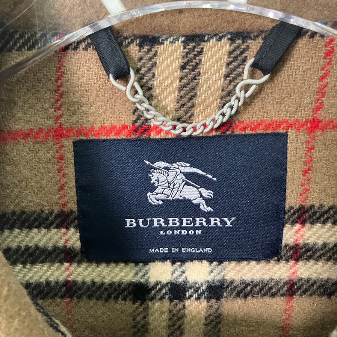 버버리 런던 카멜 울 더플 코트 상품이미지3