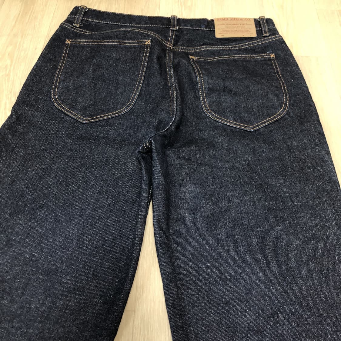 (32) 데밀 DEMIL MFG 5P 레귤러핏 원워시드 중청 데님 상품이미지9