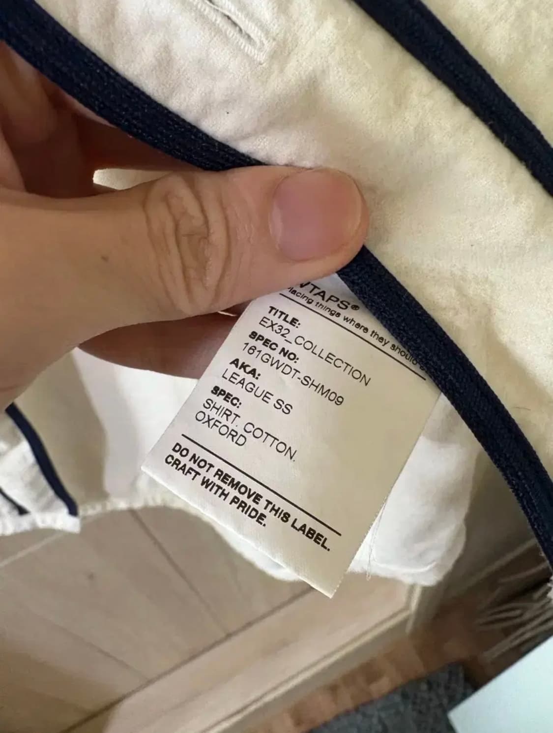 더블탭스 리그셔츠 / wtaps 반팔셔츠 상품이미지5