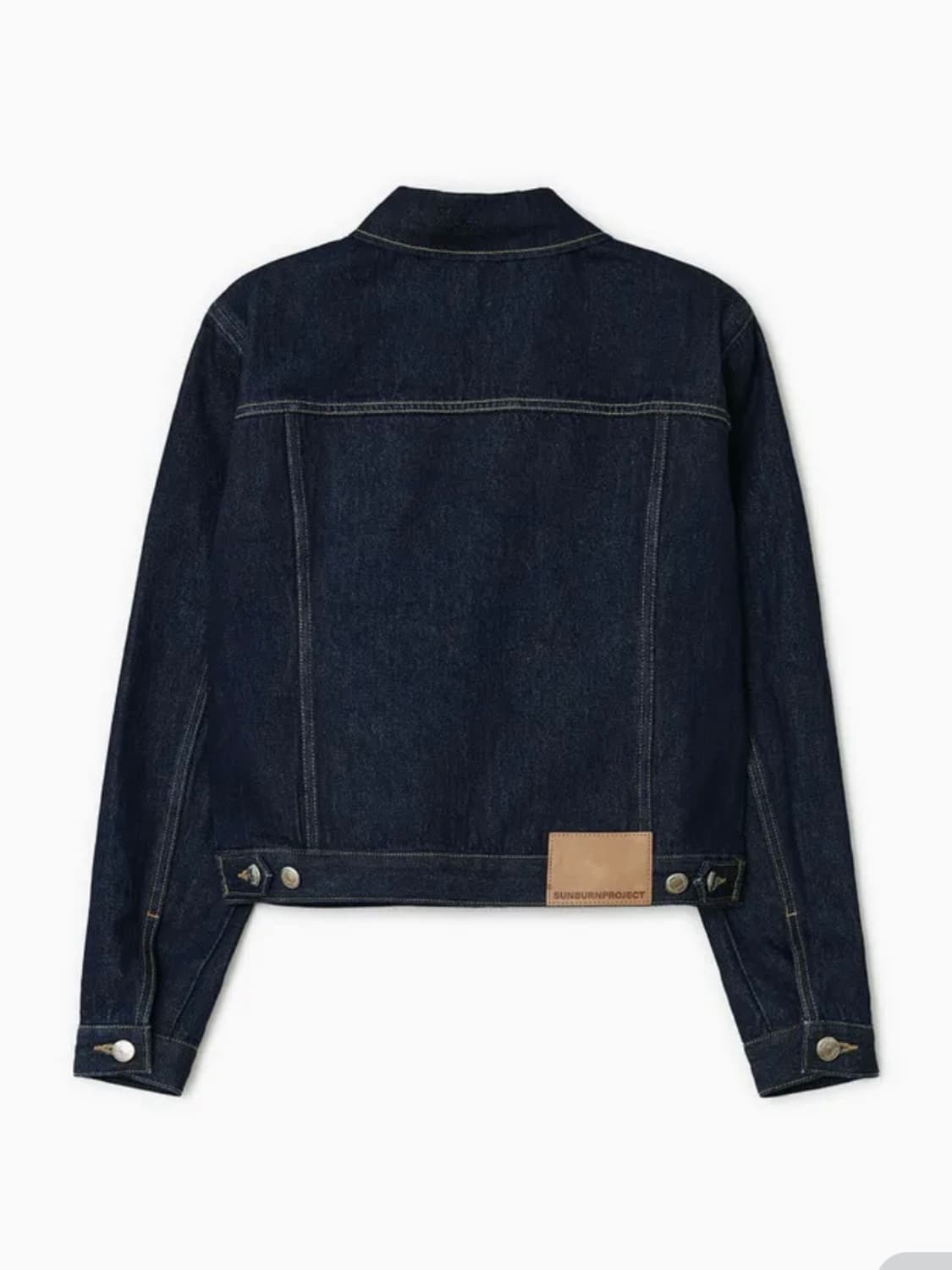썬번프로젝트 집업 데님 자켓 인디고 S 상품이미지2