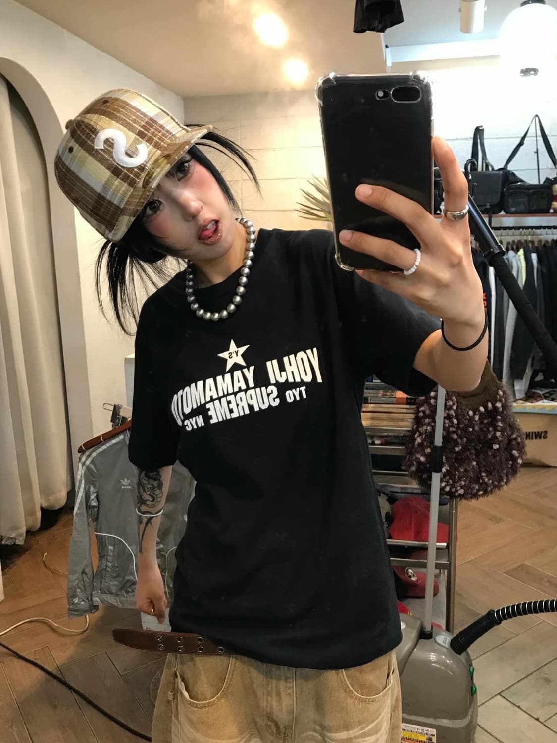 슈프림 x Y's 바이 요지 야마모토 스타 티셔츠 - 25Fw 상품이미지3