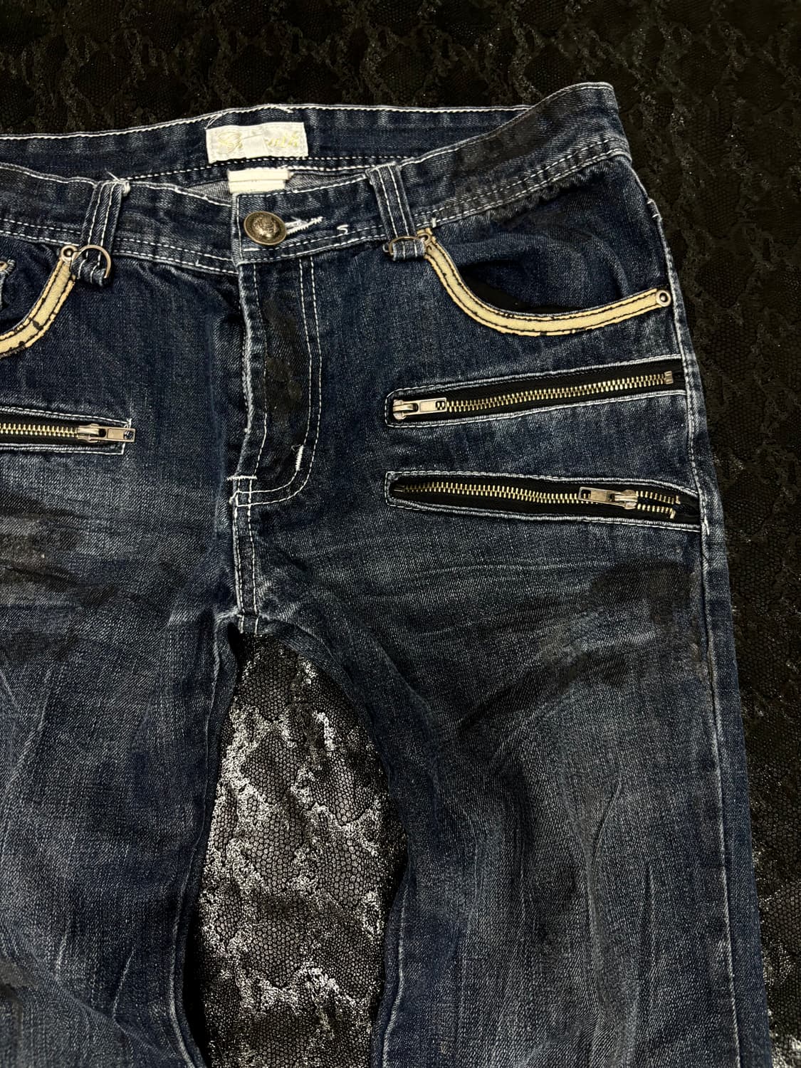 “Vintage” Y2K Dirty Washed Zipper Detail 상품이미지5
