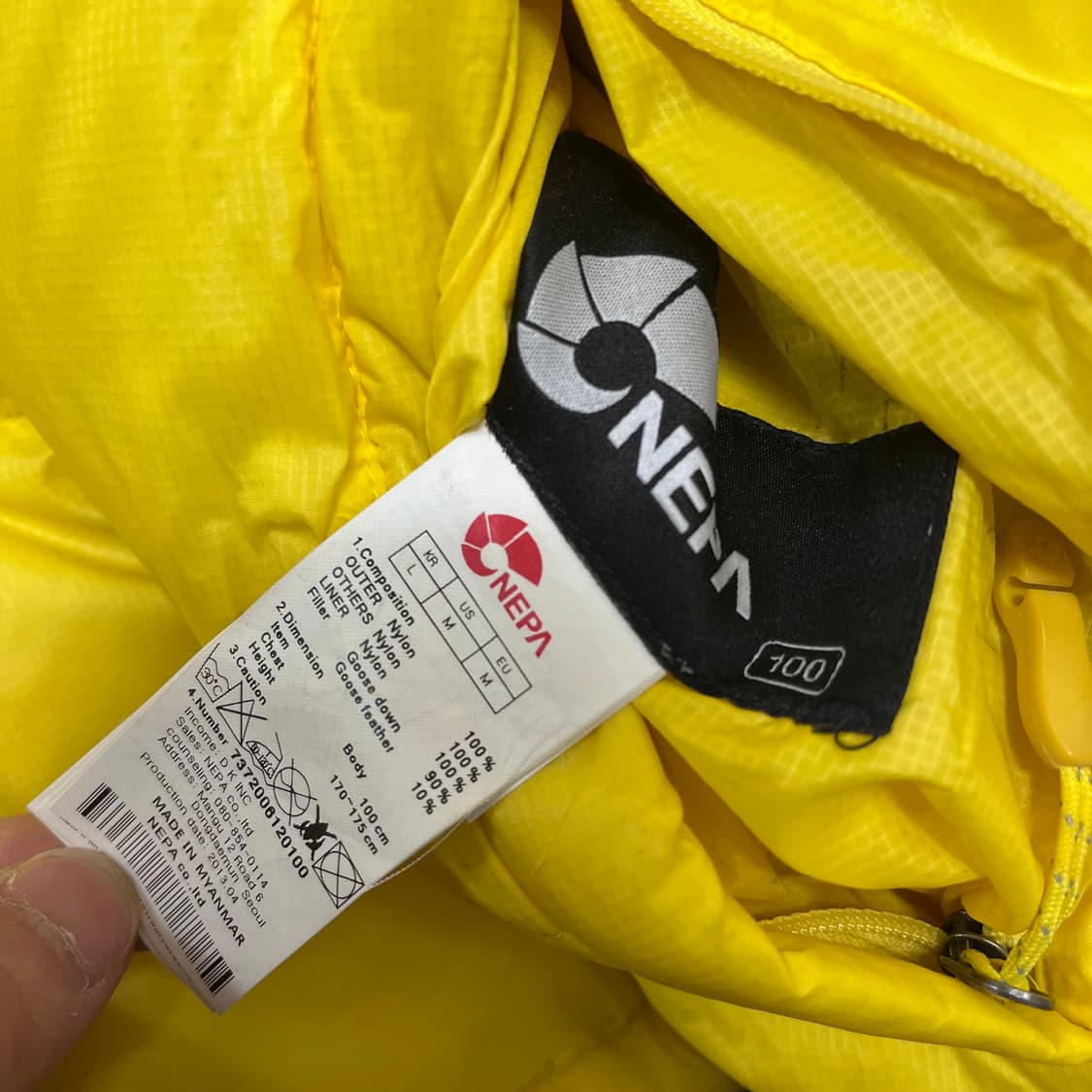 네파 에볼루션 750 구스다운 리버시블 패딩 L/100 상품이미지9