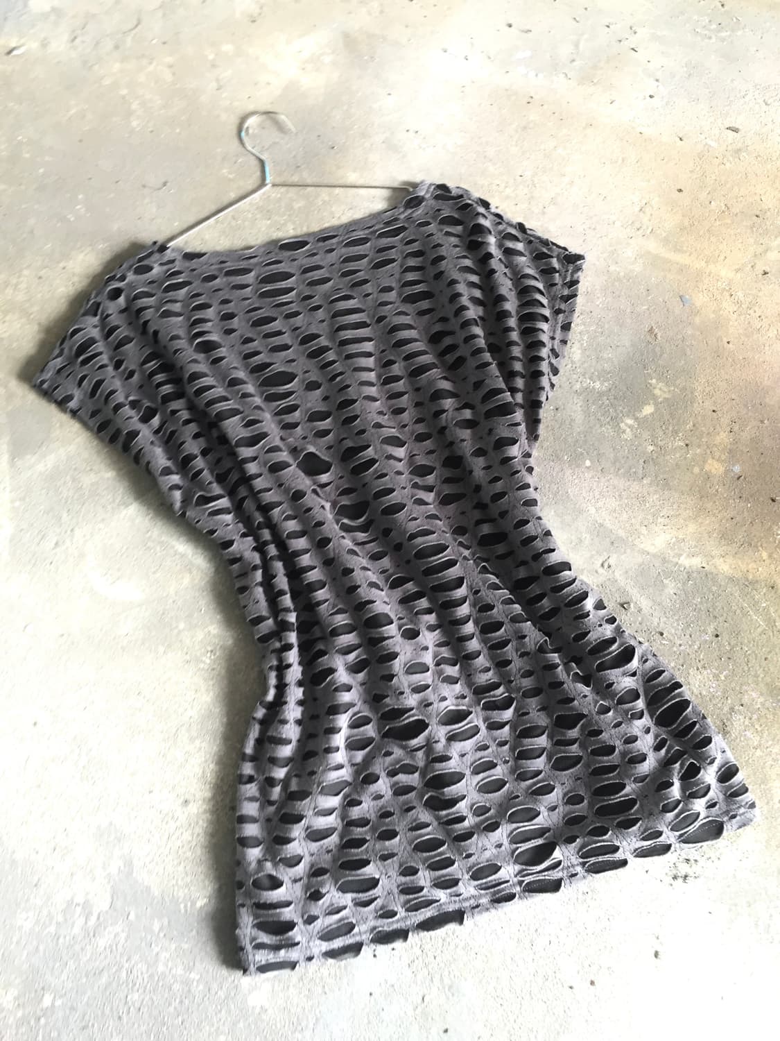 00’s V-kei grunge Cut off punk  Top 상품이미지5