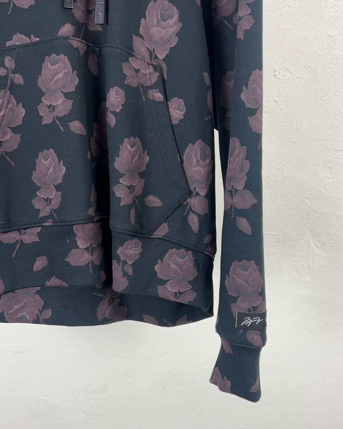 조던 x 아 마 마니에르 올 오버 프린트 플리스 후드 블랙 상품이미지5