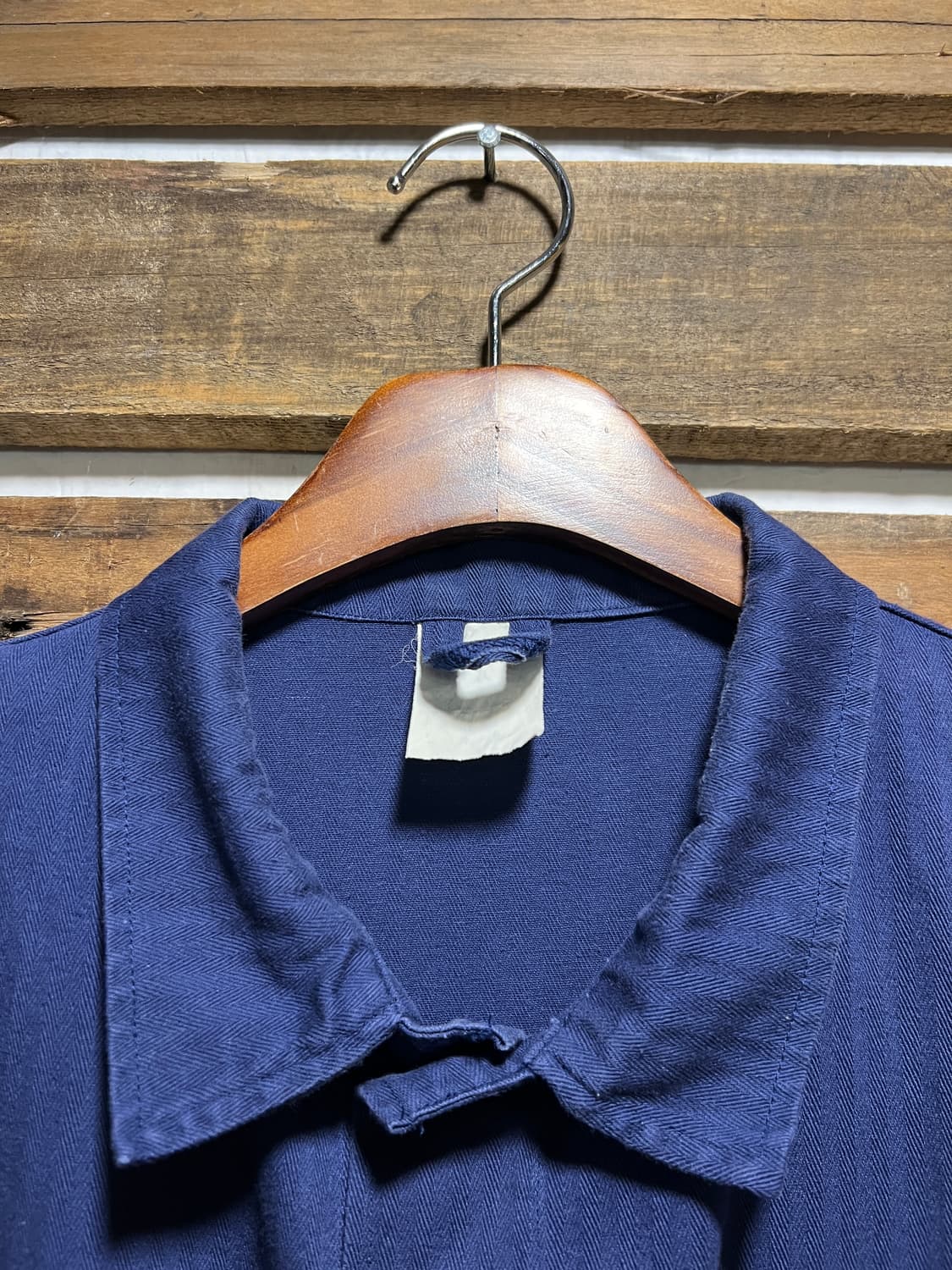 [L]90's 더티워싱 3포켓 HBT 프렌치 워크 자켓 상품이미지2