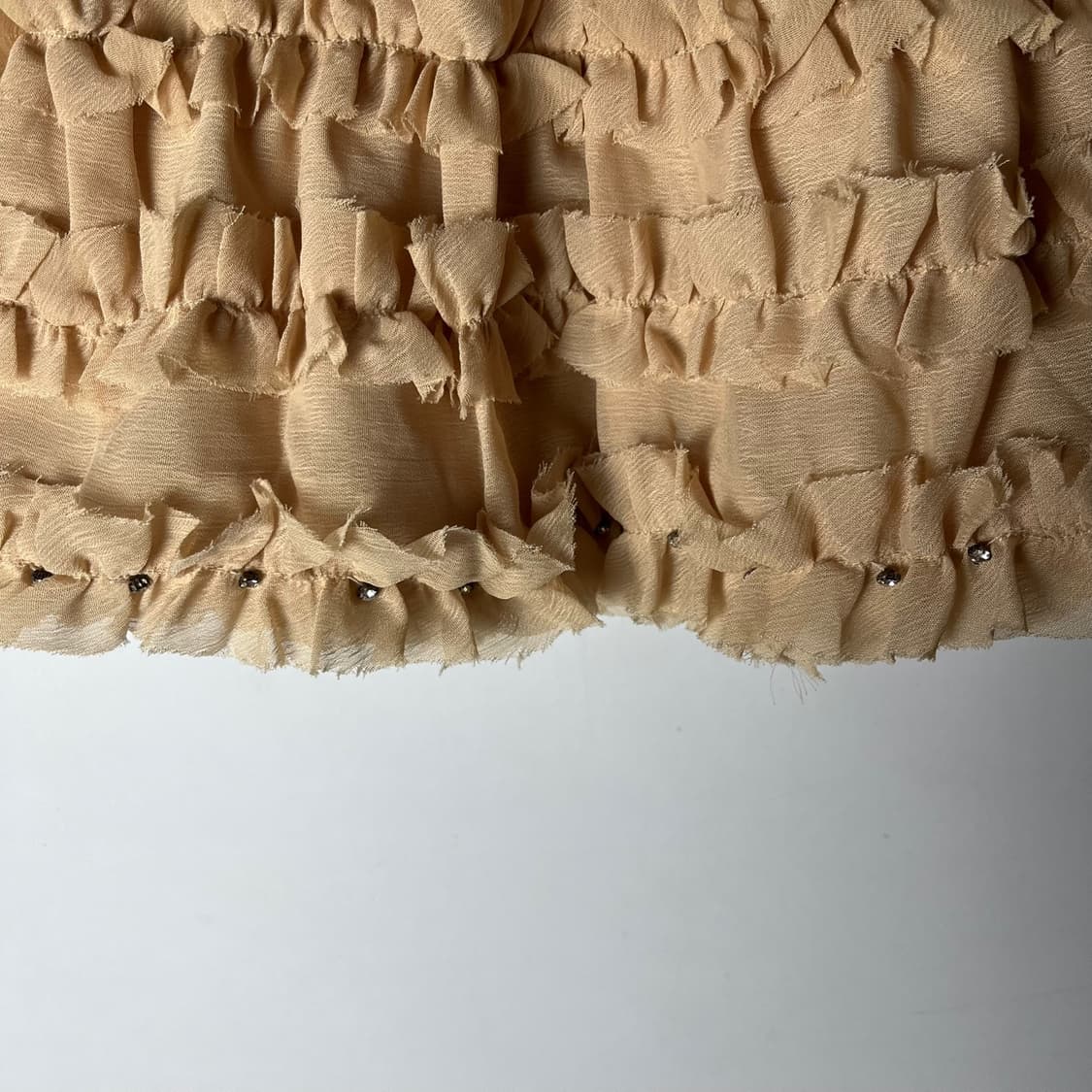 [Cinderella] 빈티지 러블리 러플드 쉬폰 미니스커트 상품이미지3